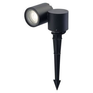 TUBINGS M stoječa svetilka GU10 IP54 okrogla črna