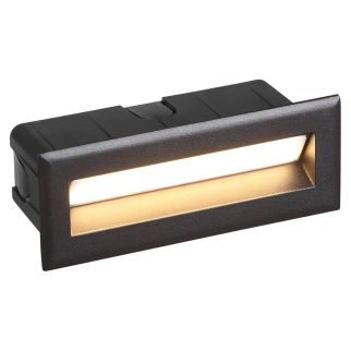 BAY M stenska svetilka LED 5W toplo bela IP67 črna