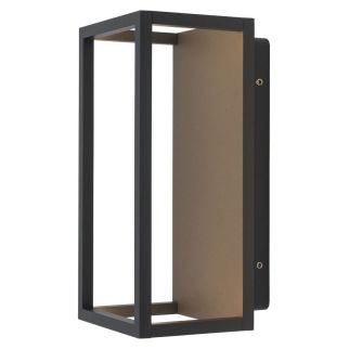 SYMMETRY stenska svetilka LED 7W toplo bela IP54 antracit