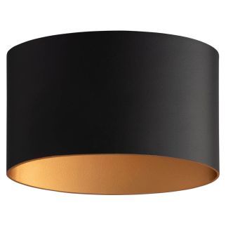 ELLIPSES stenska svetilka LED 2x5W toplo bela IP54 črna/zlata