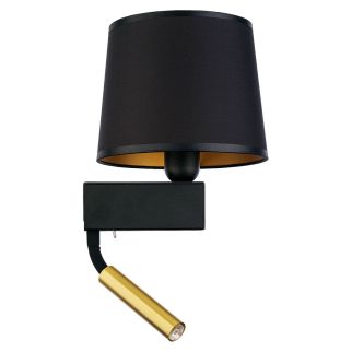 CHILLIN II stenska svetilka G9; E27 črna/črna