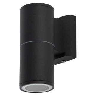 EXE I stenska svetilka GU10 IP54 črna