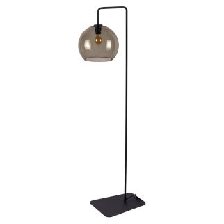 MONACO I stoječa svetilka E27 črna/dimljena