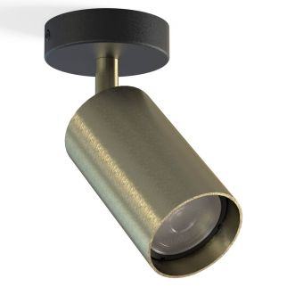 EYE SPOT I stenska svetilka GU10 medenina/črna