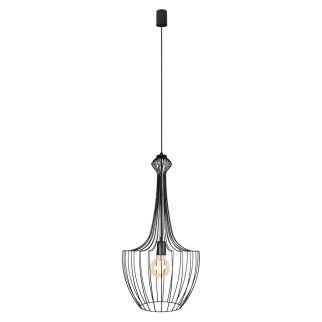 LUKSOR S viseča svetilka E27 črna