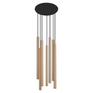 LASER VII viseča svetilka G9 medenina/črna