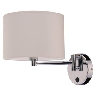 HOTEL I stenska svetilka E14 ecru/krom