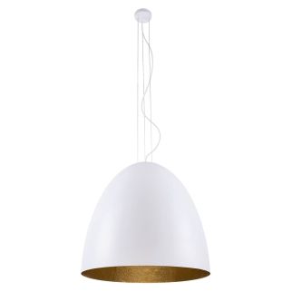 EGG L viseča svetilka E27 bela/zlata