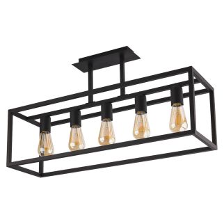 CRATE V viseča svetilka E27 črna