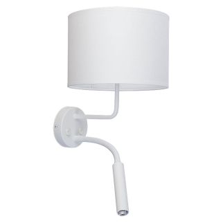 HOTEL PLUS stenska svetilka G9; E27 bela