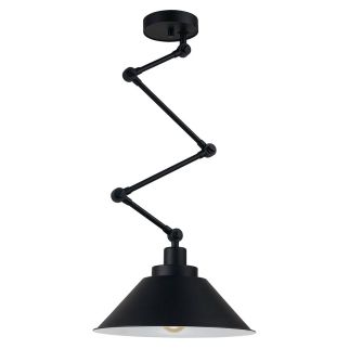 PANTOGRAPH viseča svetilka E27 črna/bela