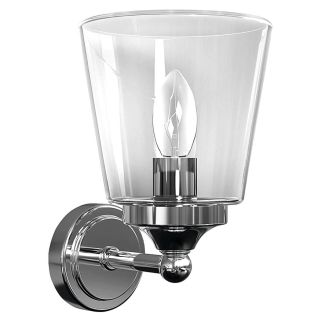 BALI stenska svetilka E14 IP44 krom/prozorna