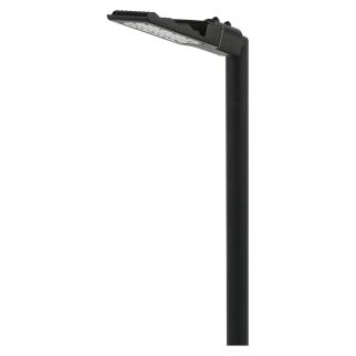 PATHWAY S stoječa svetilka LED 24W toplo bela IP44 črna/prozorna