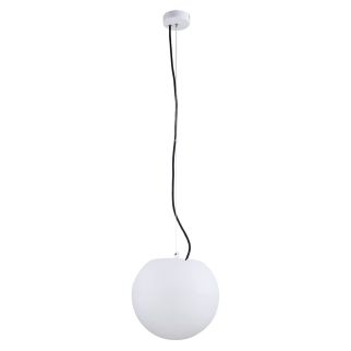 CUMULUS M viseča svetilka E27 IP67 bela/prozorna