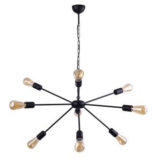 ROD IX viseča svetilka E27 črna