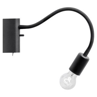 FLEX I stenska svetilka E27 črna