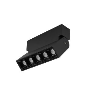 FOCUS MINI stenska svetilka LED 10W dnevno bela pravokotna črna