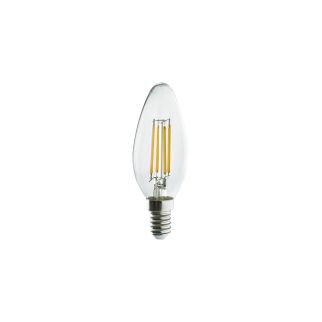 BULB LED E14, C35, 6W E14 6W 3000K Amber glass