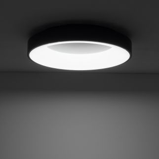 NIKKI ROUND LED stropna svetilka 48W 4000K črna