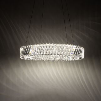 LUXORA LED stropna svetilka 30W 3000K prozorna/nikelj