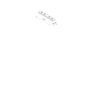 NANO - LVM TRACK BUCKLE CONNECTOR 1-fazni 24V NANO-LVM Črna
