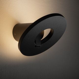AXION LED stenska svetilka 8W 3000K grafitna