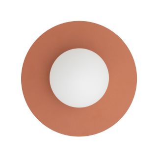 SATURN M stenska svetilka G9 terracotta/bela