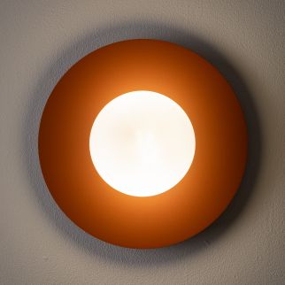 SATURN M stenska svetilka G9 terracotta/bela