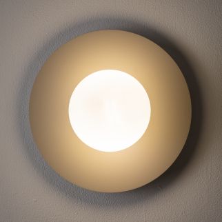 SATURN M stenska svetilka G9 bež/bela