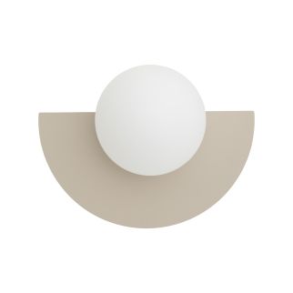 SATURN S stenska svetilka G9 bež/bela