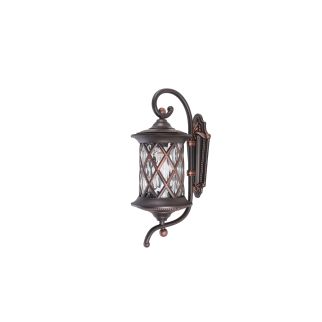LANTERN stenska svetilka E27 black with a copper patina/prozorna