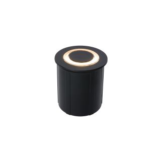 CIRCLET LED talna svetilka LED 3W toplo bela IP67 črna