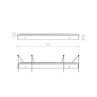 CAMELEON CANOPY D 780 rozete črna