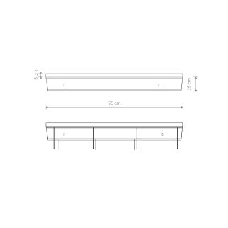 CAMELEON CANOPY C 780 rozete bela