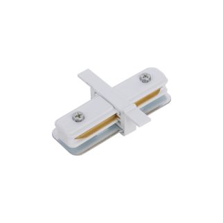 PROFILE RECESSED STRAIGHT CONNECTOR 1-fazni profil bela