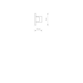 PROFILE RECESSED DEAD END CAP 1-fazni profil bela