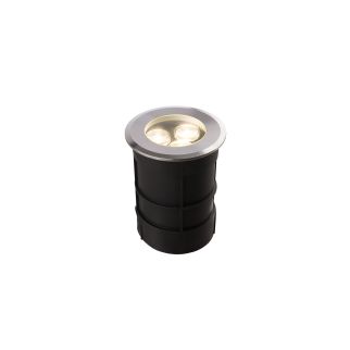 PICCO L talna svetilka LED 3W toplo bela IP67 srebrna