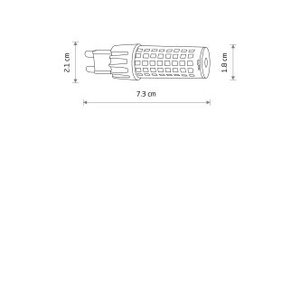 BULB LED G9, 7W G9 7W 3000K