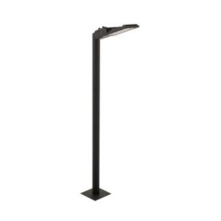 PATHWAY M stoječa svetilka LED 24W toplo bela IP44 črna/prozorna