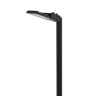 PATHWAY S stoječa svetilka LED 24W toplo bela IP44 črna/prozorna