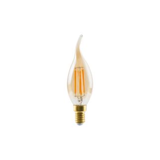 BULB VINTAGE LED E14, 6W E14 6W 2200K Amber glass
