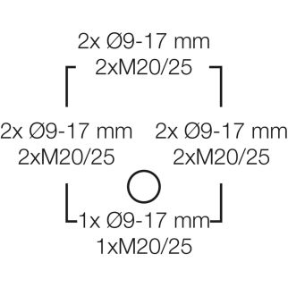 Razvodna doza K80.1C3 N/O samougasna 83x83 IP40 črna